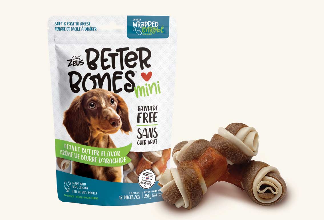 92748-Better Bones Mini Chicken-Wrapped-Peanut Butter