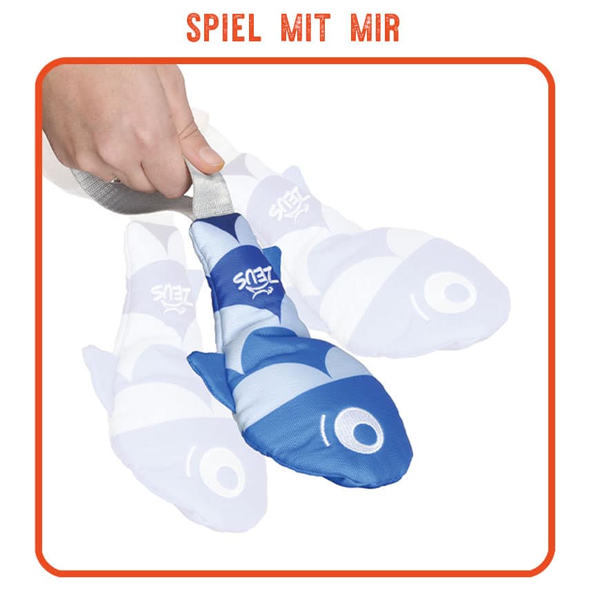 Eine Hand, die ein zappelndes Wacky Toy hält